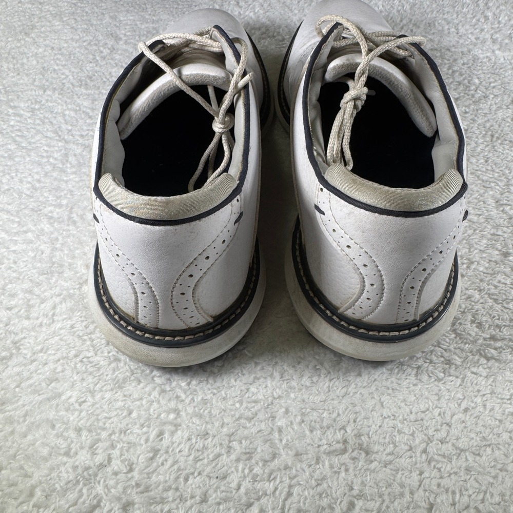 Footjoy Golf Shoes FJ Traditions Spikeless Golf Shoes - White 57927 10.5 M - Picture 3 of 8
